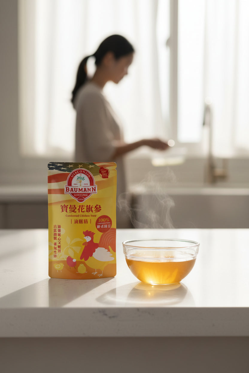 寶曼花旗參滴雞精禮盒