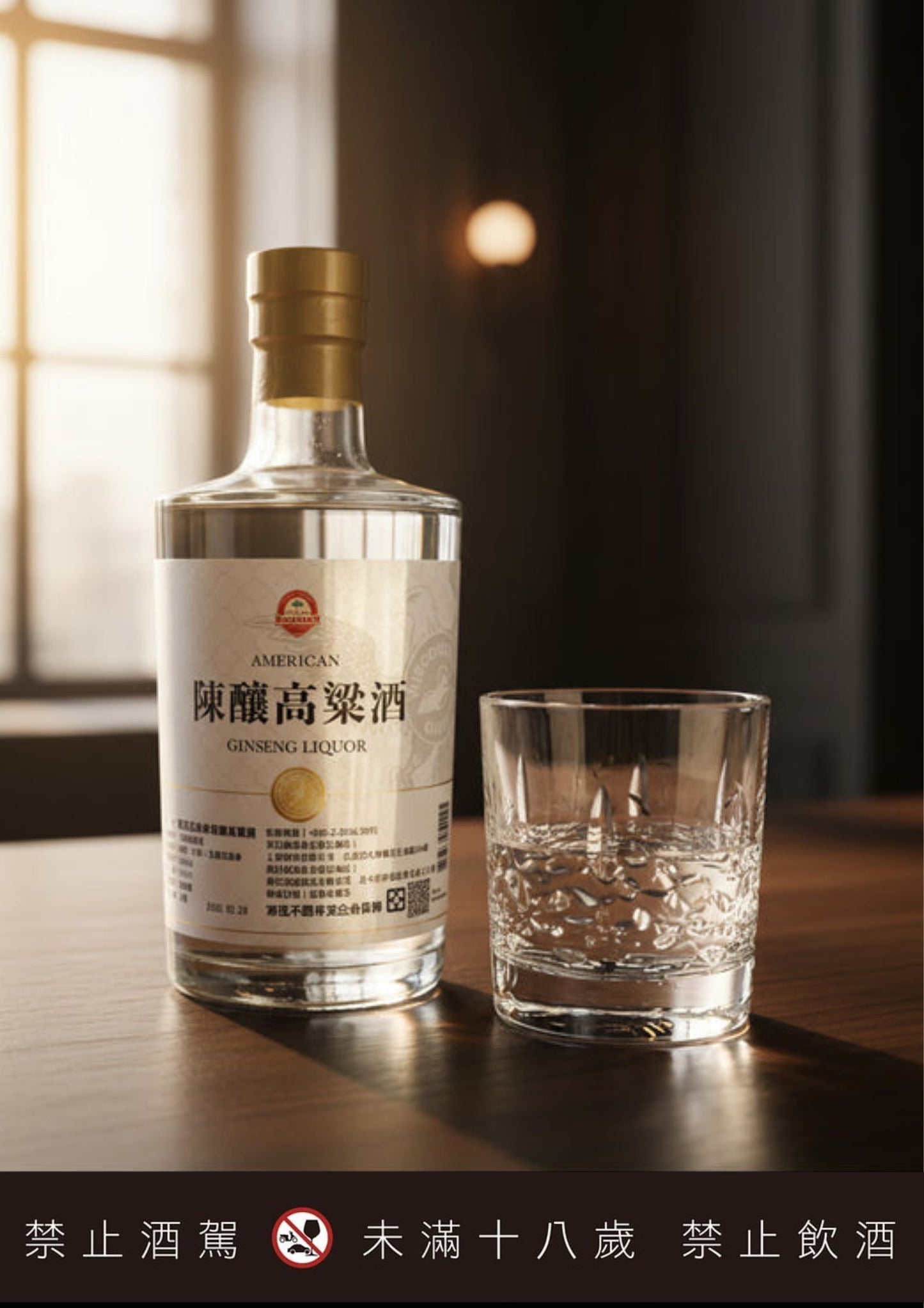 寶曼花旗參陳釀高粱酒