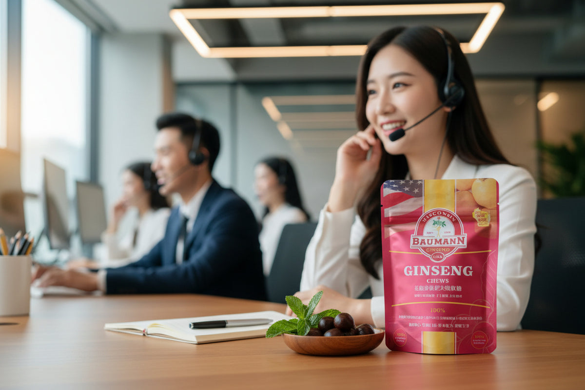 美國寶曼花旗參枇杷爽喉軟糖