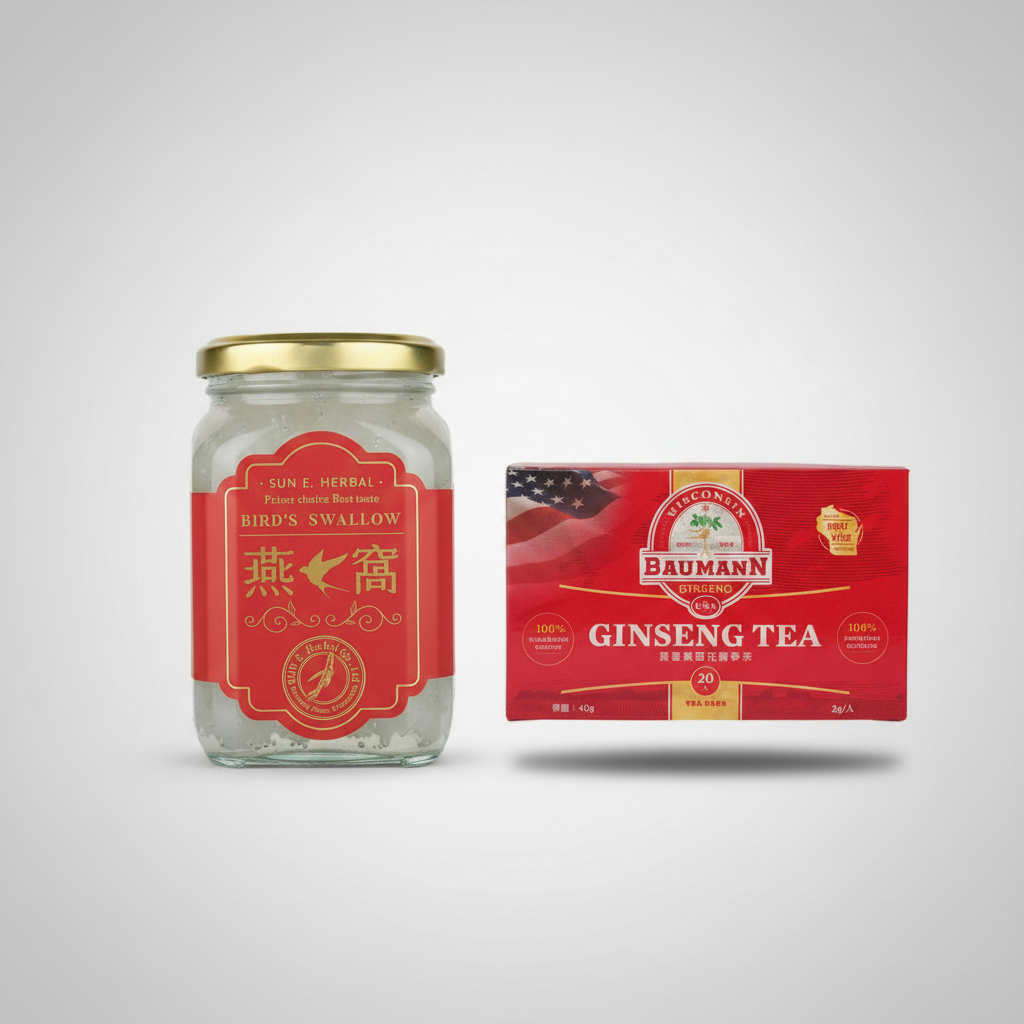 燕窩+花旗參茶組合
